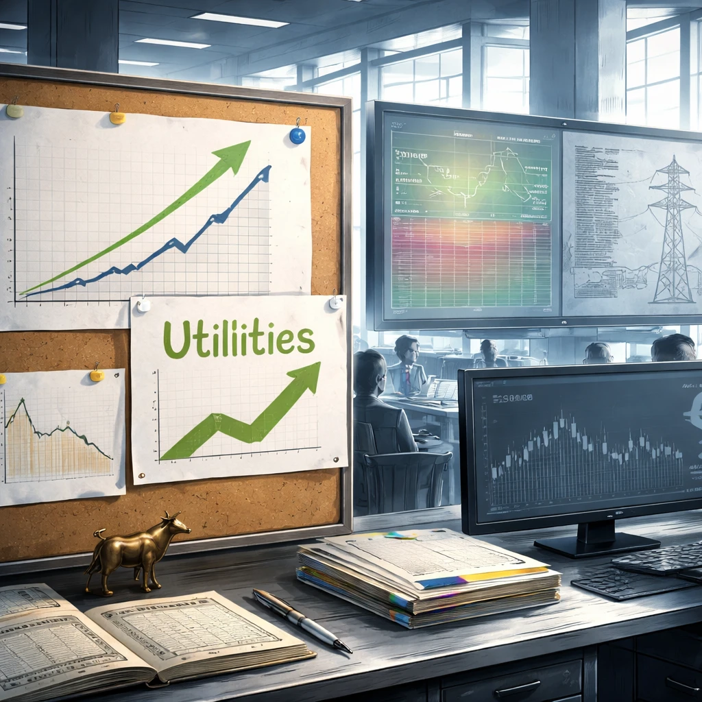 Midday: Bonds bid, utilities pop, tech stalls as growth jitters seep back