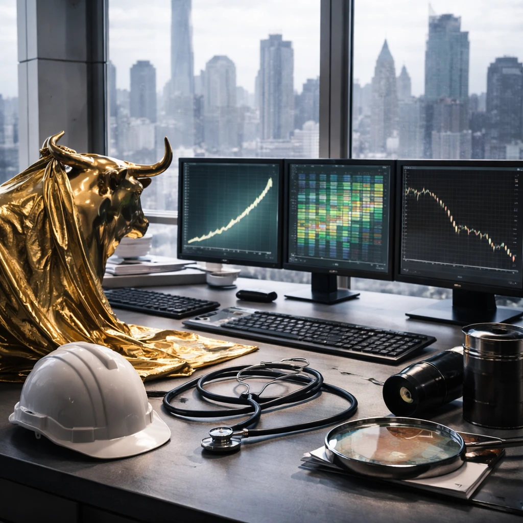 Midday calm: Long yields ease, gold shines, and megacaps wobble as AI shockwaves linger