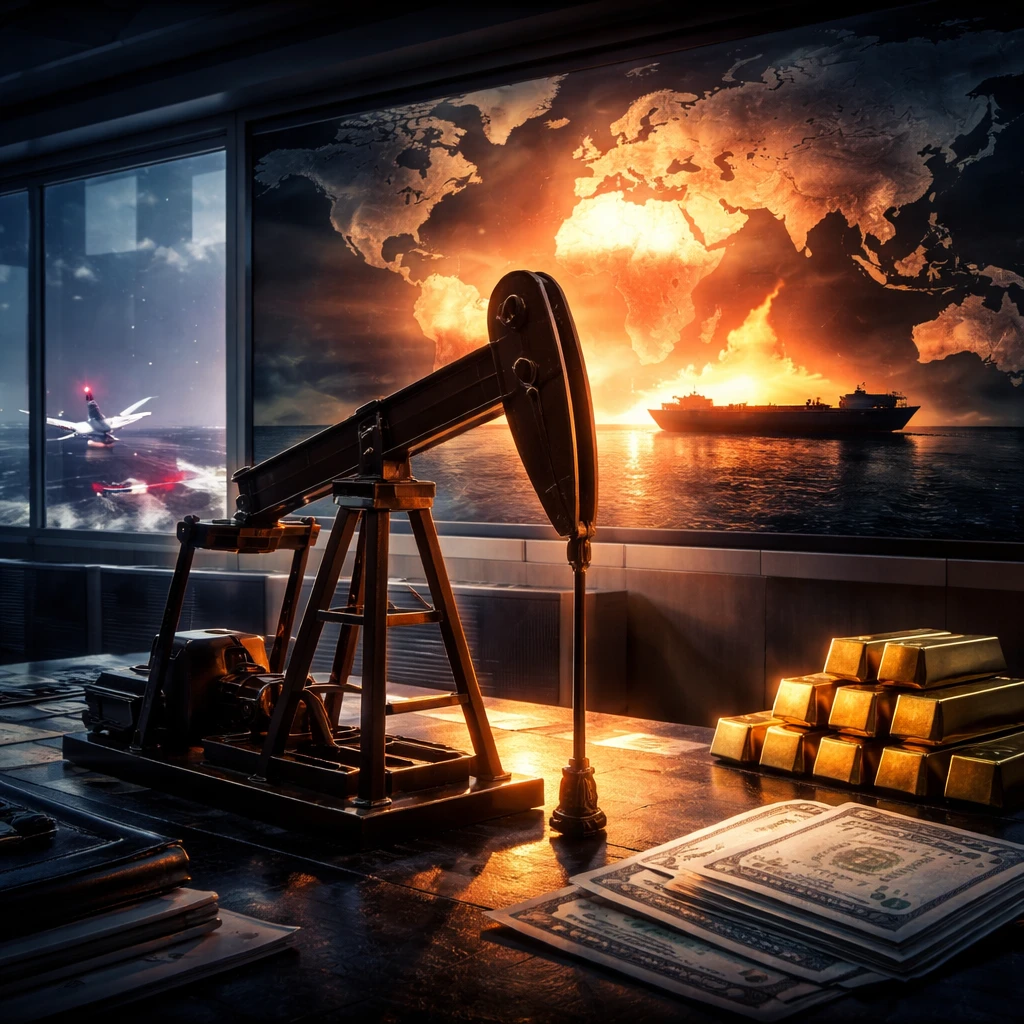 Oil pops, tech slips, and defensives steady as Iran risk resets the tape