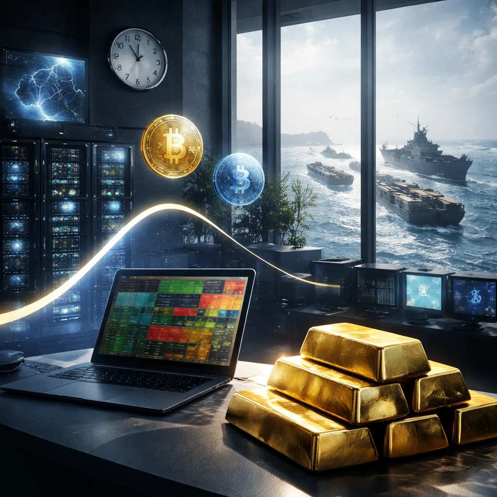 Tech leads, oil cools, gold glitters: markets edge higher as Washington moves to backstop Gulf energy flows