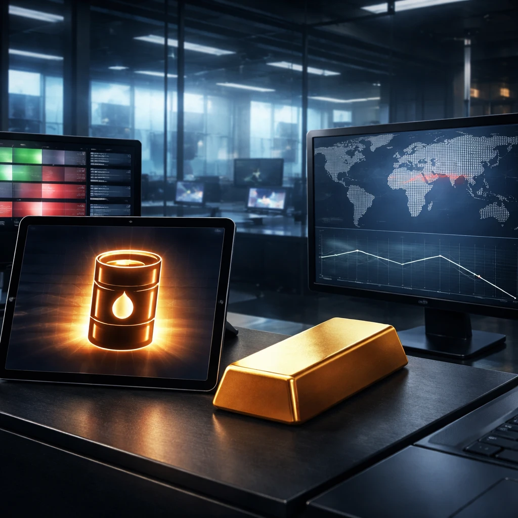 Wall Street tiptoes into the open as oil climbs, bonds bid, and gold stays firm